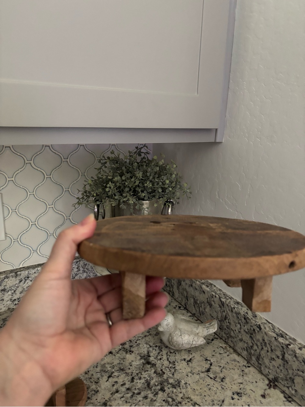 Rustic Wood riser Set - Brown - Picture 4 of 5